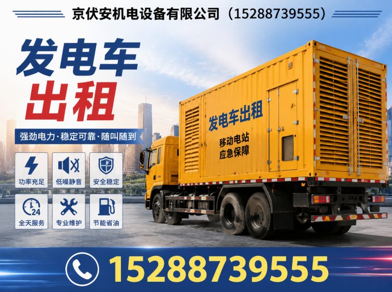 固原应急发电机出租展示图